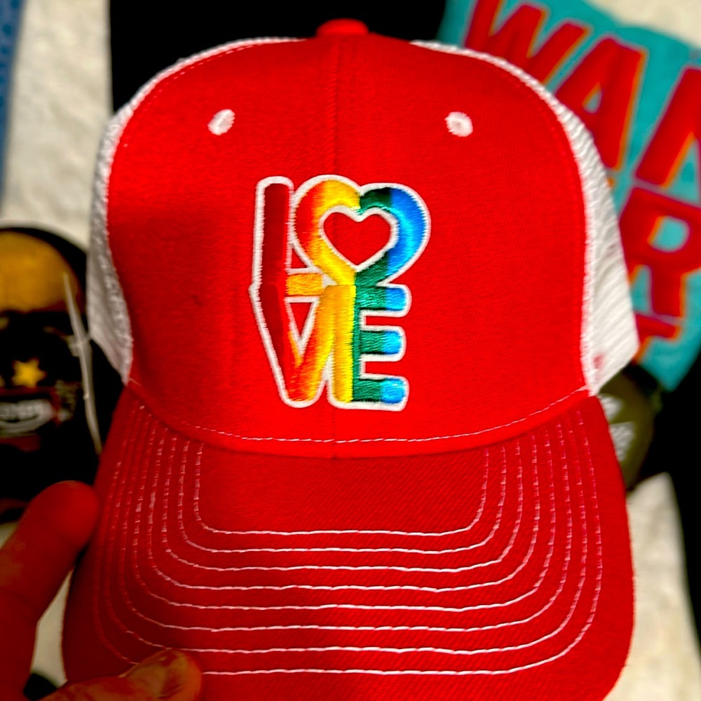 LOVE ❤️ RAINBOW HAT